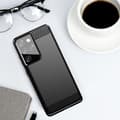 Miniatyrbild 5 av 5: Carbon Flexible TPU skal till Samsung Galaxy S21 Ultra 5G Svart