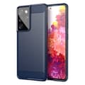 Miniatyrbild 1 av 5: Carbon Flexible TPU skal till Samsung Galaxy S21 Ultra 5G - Blå