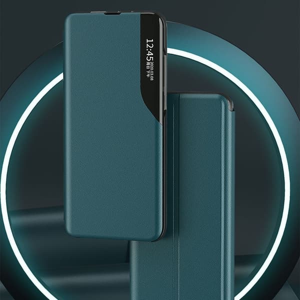 Eco Läder View Case till Xiaomi Poco M3 / Redmi 9T - Svart