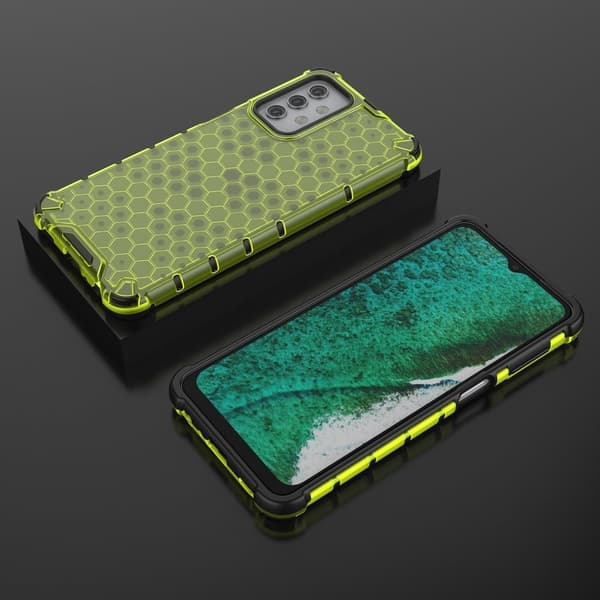 Honeycomb Armor Skal till Samsung Galaxy A32 5G - Grön