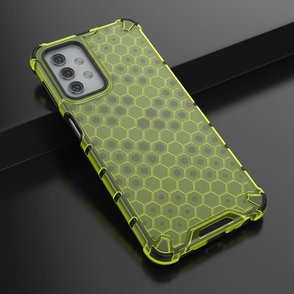 Honeycomb Armor Skal till Samsung Galaxy A32 5G - Grön