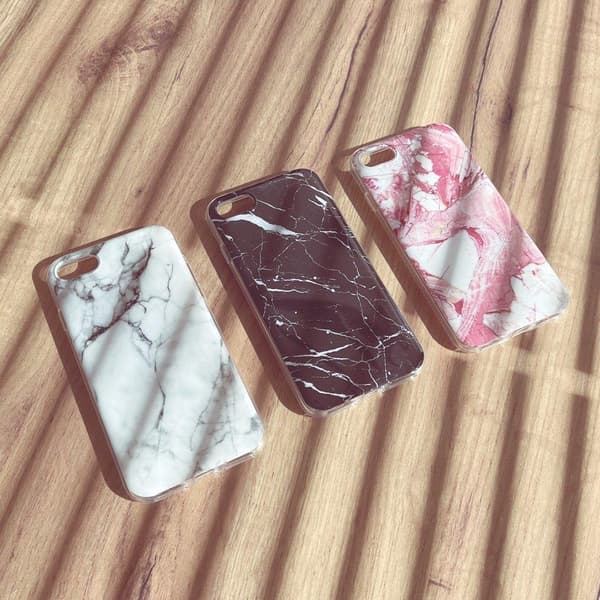 Wozinsky Marble TPU skal till Samsung Galaxy S21 Plus 5G - Svart