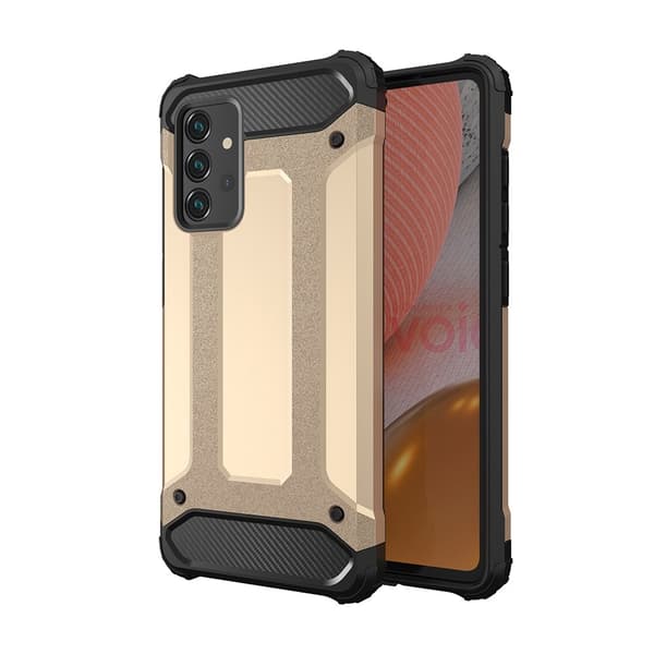 Hybrid Armor skal till Samsung Galaxy A72 4G - Guld