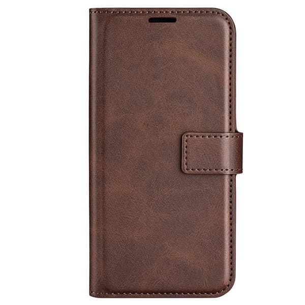 Flip Folio iPhone 14 Plus Plånboksfodral - Mörkbrun
