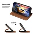 Miniatyrbild 8 av 9: Dux Ducis iPhone 14 Plus Plånboksfodral Skin X2 - Brun