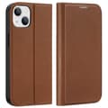 Miniatyrbild 1 av 9: Dux Ducis iPhone 14 Plus Plånboksfodral Skin X2 - Brun