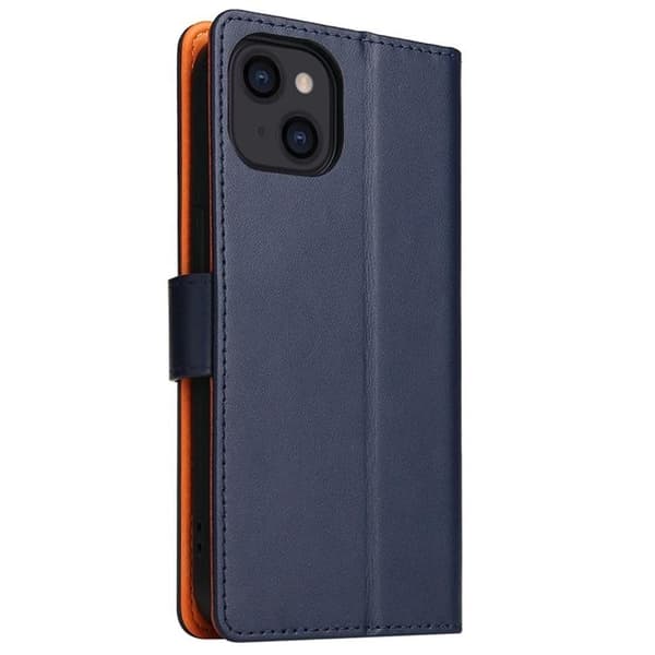 iPhone 14 Pro Plånboksfodral Dual Flip - Blå
