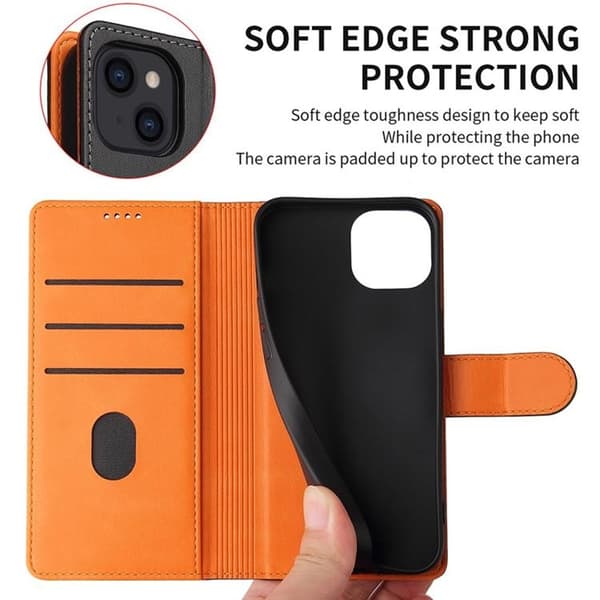 iPhone 14 Pro Plånboksfodral Dual Flip - Blå