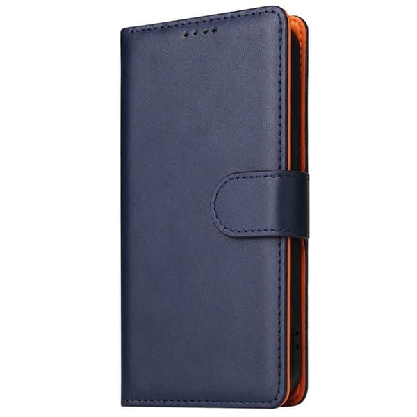 iPhone 14 Pro Plånboksfodral Dual Flip - Blå