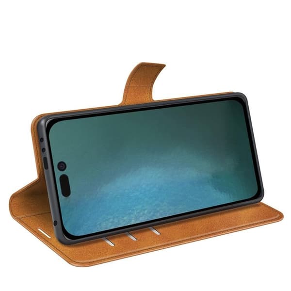 Flip Folio iPhone 14 Plus Plånboksfodral - Gul