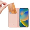 Miniatyrbild 3 av 8: Dux Ducis iPhone 14 Pro mobilfodral Skin Series Holster - Rosa