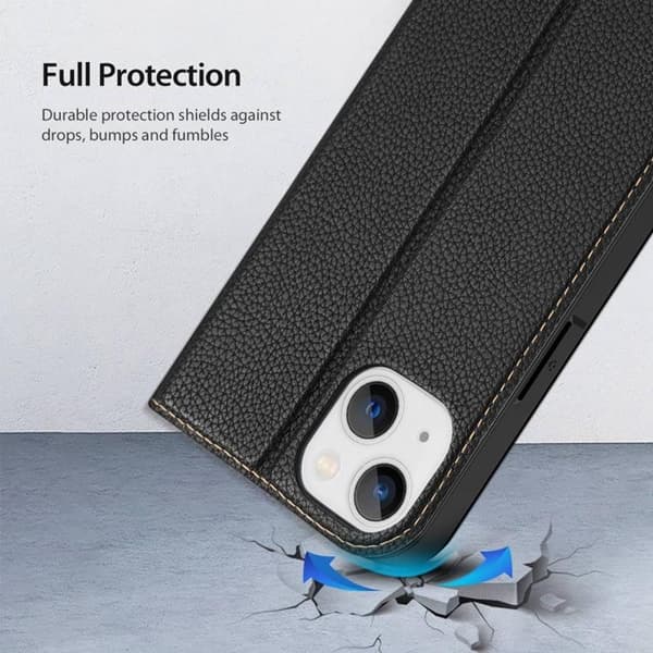 Dux Ducis iPhone 14 Plus Plånboksfodral Skin X2 - Svart