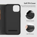Miniatyrbild 5 av 9: Dux Ducis iPhone 14 Plus Plånboksfodral Skin X2 - Svart