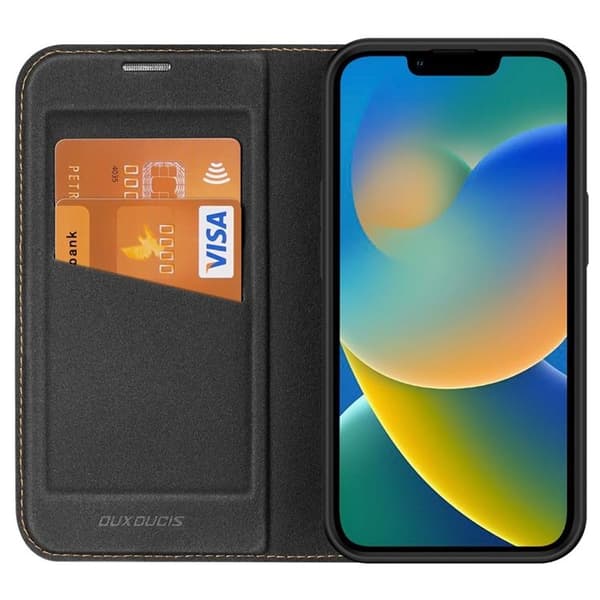 Dux Ducis iPhone 14 Plus Plånboksfodral Skin X2 - Svart