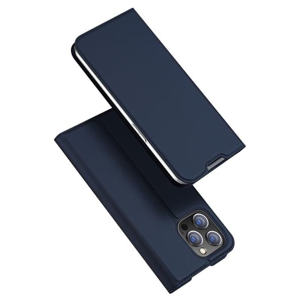 Dux Ducis iPhone 14 Pro Max Plånboksfodral Skin Holster - Blå
