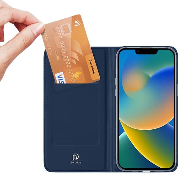 Dux Ducis iPhone 14 Plus mobilfodral Skin Series Holster - Blå