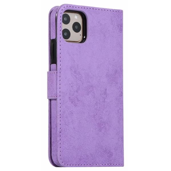 iPhone 14 Pro Max Plånboksfodral 2-in-1 Detachable - Lila