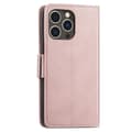 Miniatyrbild 3 av 8: iPhone 14 Pro Max Plånboksfodral Flower Decor Magnetic - Rosa Guld