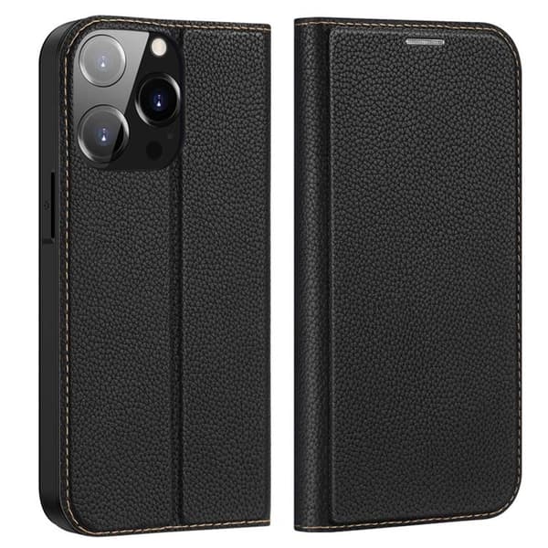 Dux Ducis iPhone 14 Pro Max Plånboksfodral Skin X2 - Svart
