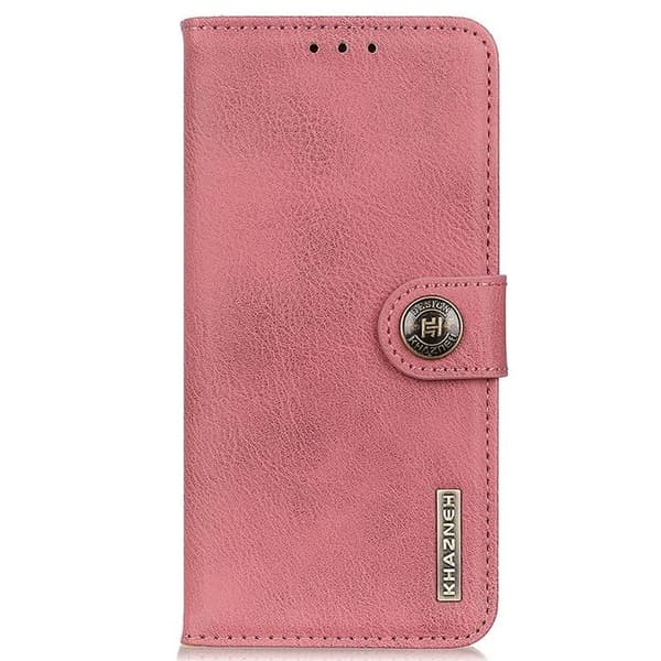 KHAZNEH iPhone 14 Pro Plånboksfodral Retro - Rosa