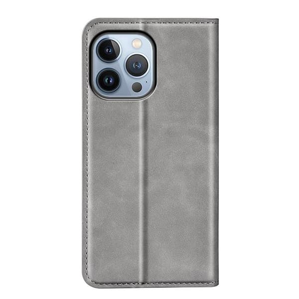 Folio iPhone 14 Pro Max Plånboksfodral - Grå
