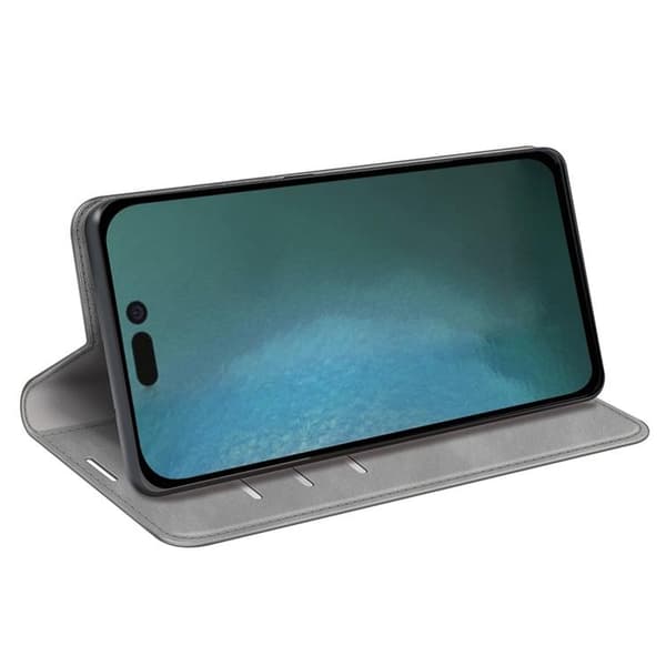 Folio iPhone 14 Pro Max Plånboksfodral - Grå