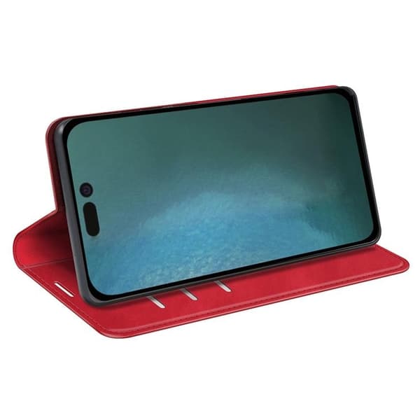 Folio iPhone 14 Pro Plånboksfodral - Röd