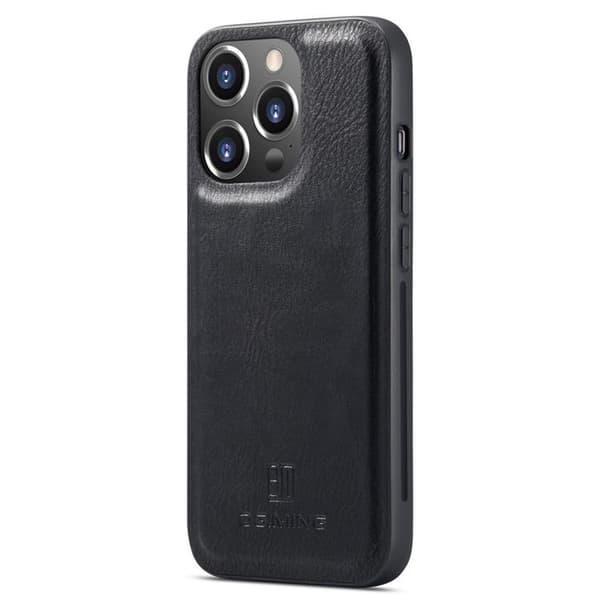 DG.MING iPhone 14 Pro Max Plånboksfodral Split Detachable Flip - Svart