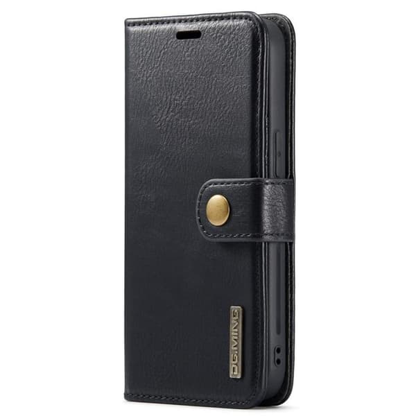 DG.MING iPhone 14 Pro Max Plånboksfodral Split Detachable Flip - Svart