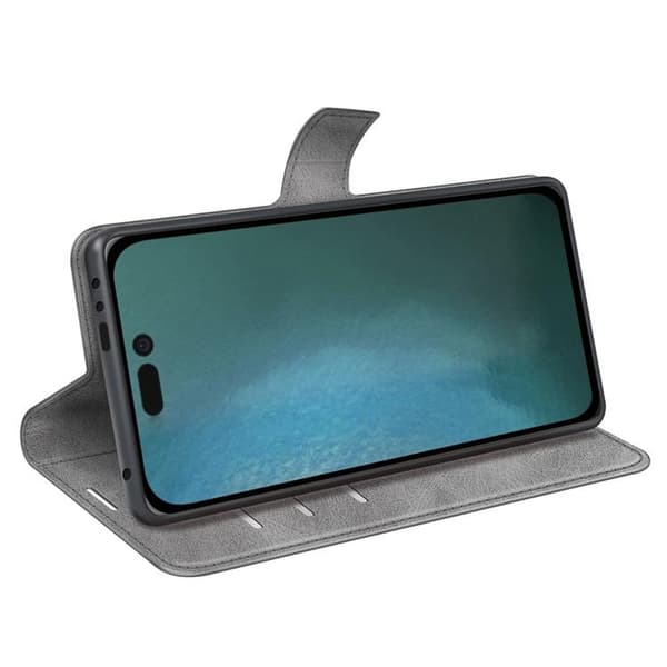 Flip Folio iPhone 14 Pro Max Plånboksfodral - Grå