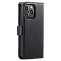 Miniatyrbild 3 av 8: DG.MING iPhone 14 Pro Plånboksfodral Split Detachable Flip - Svart