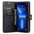 Miniatyrbild 5 av 8: DG.MING iPhone 14 Pro Plånboksfodral Split Detachable Flip - Svart