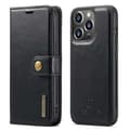 Miniatyrbild 1 av 8: DG.MING iPhone 14 Pro Plånboksfodral Split Detachable Flip - Svart