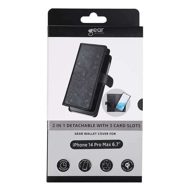 GEAR iPhone 14 Pro Max mobilfodral - Svart