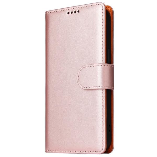 iPhone 14 Pro Plånboksfodral Dual Flip - Rosa Guld