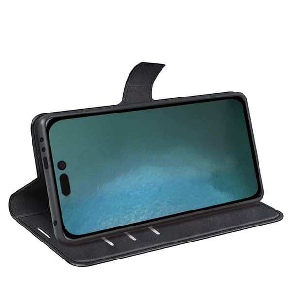Flip Folio iPhone 14 Plånboksfodral - Svart