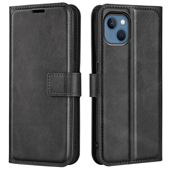 Flip Folio iPhone 14 Plånboksfodral - Svart