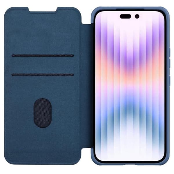 Nillkin iPhone 14 Plus Plånboksfodral QinPro - Blå