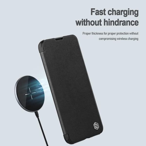 Nillkin iPhone 14 Plus Plånboksfodral QinPro - Blå