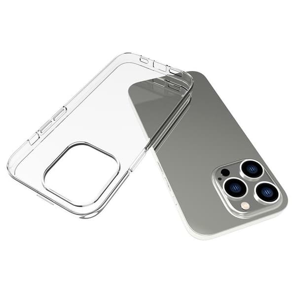 Ultratunnt iPhone 14 Pro Skal Mjukplast - Transparent