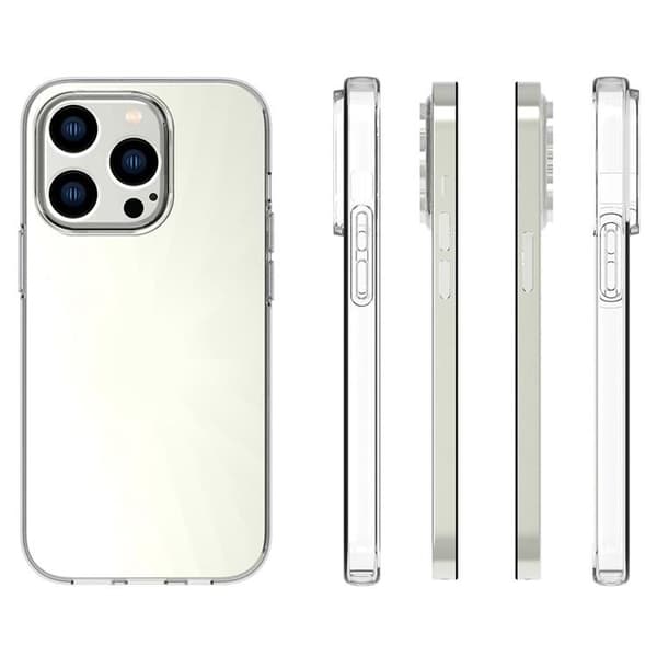 Ultratunnt iPhone 14 Pro Skal Mjukplast - Transparent