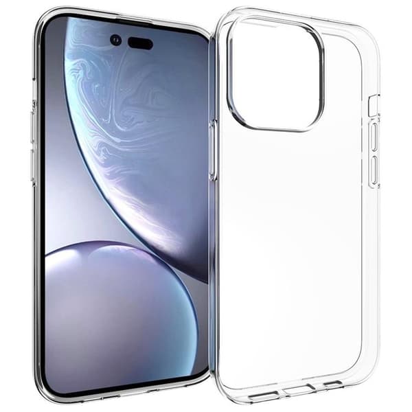 Ultratunnt iPhone 14 Pro Skal Mjukplast - Transparent