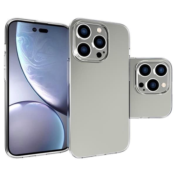Ultratunnt iPhone 14 Pro Skal Mjukplast - Transparent