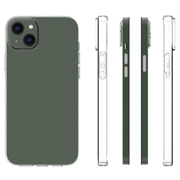 Ultratunnt iPhone 14 Plus Skal Mjukplast - Transparent