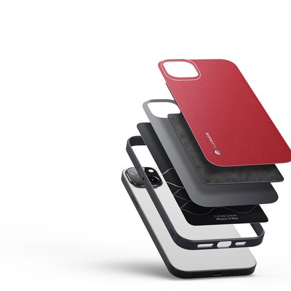 Dux Ducis iPhone 14 Plus Skal Fino Nylon - Röd