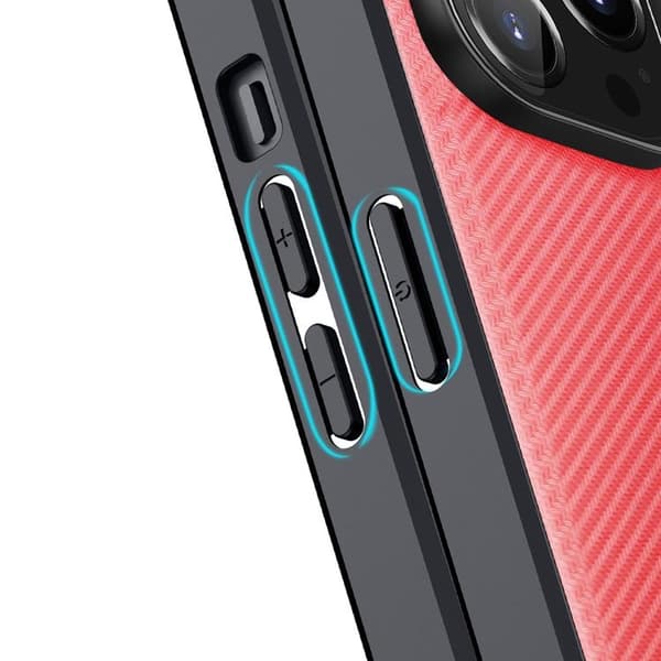 Dux Ducis iPhone 14 Plus Skal Fino Nylon - Röd