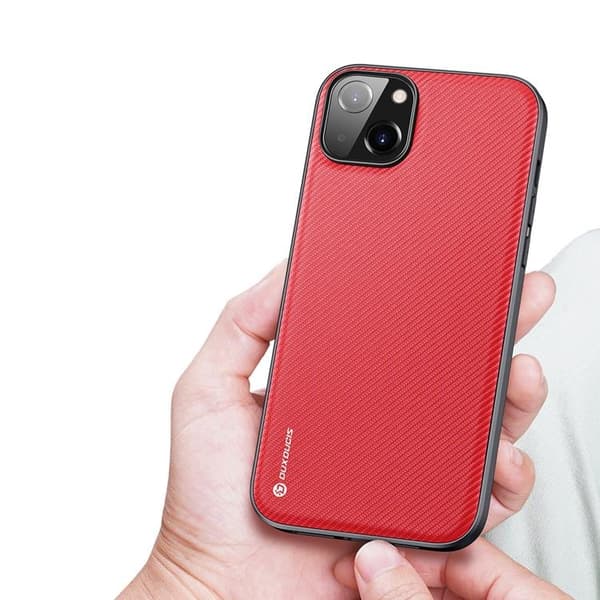 Dux Ducis iPhone 14 Plus Skal Fino Nylon - Röd
