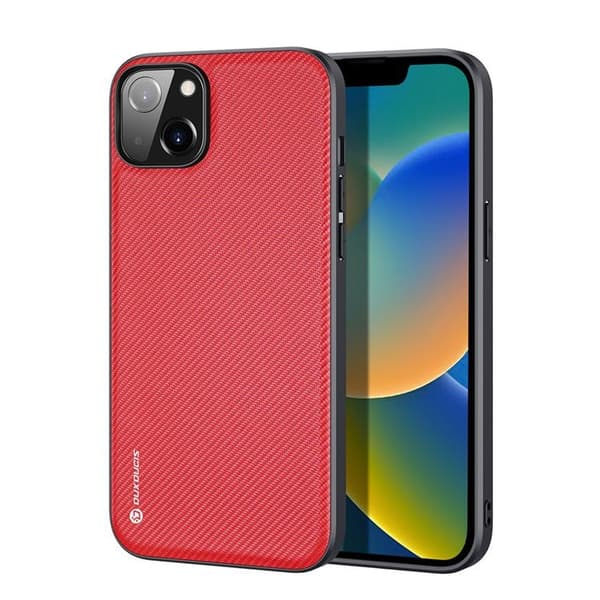 Dux Ducis iPhone 14 Plus Skal Fino Nylon - Röd