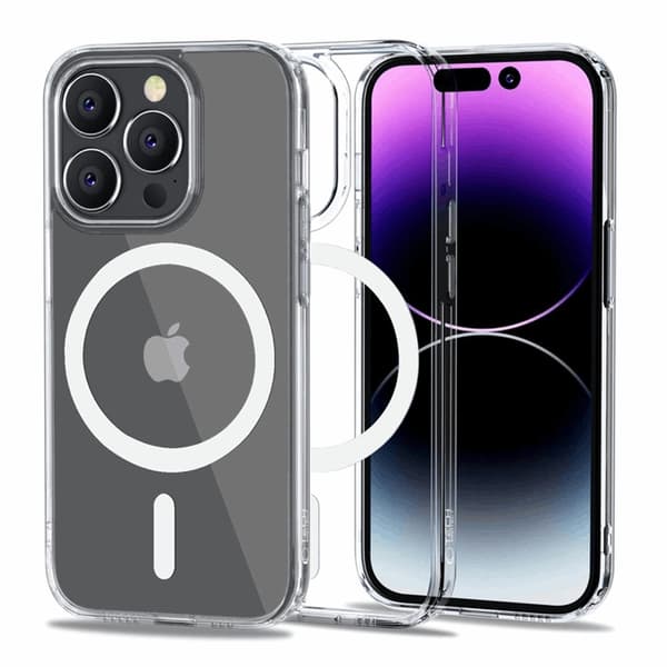 Tech-Protect iPhone 14 Pro Magsafe Skal Flexair Hybrid - Clear