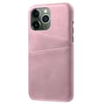 Miniatyrbild 1 av 5: iPhone 14 Pro Skal Korthållare PU Läder - Rosa Guld